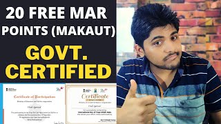 GET 20 MAR POINTS FOR FREE | MAKAUT Mar Free Certificates | My Gov Yoga Day Quiz Certificates