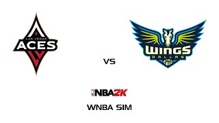 Aces vs Wings WNBA 6.5.24 Sim