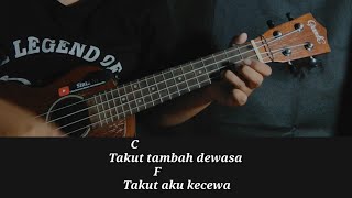 Chord Ukulele (Idgitaf-Takut) Tutorial ukulele chord mudah dengan lirik