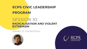 2021 Radicalisation and Violent Extremism, Dr Daniela Pisoiu
