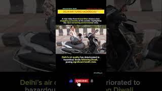 Post-Diwali Pollution Crisis in Delhi! #shorts #viralshorts