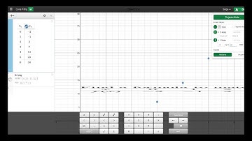 Curve Fitting in Desmos