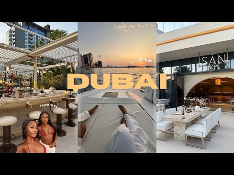 SPONTANEOUS 72 HOURS IN DUBAI…beach clubs, boat days, girl dinners and more….🎀