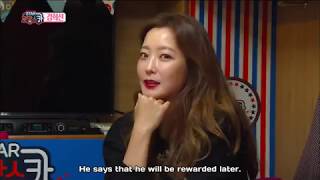 [ENG SUB] Kim Hee Seon wears her husband's trunks