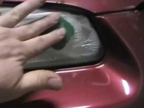 HOW TO CLEAN HEADLIGHT FILM OFF - YouTube