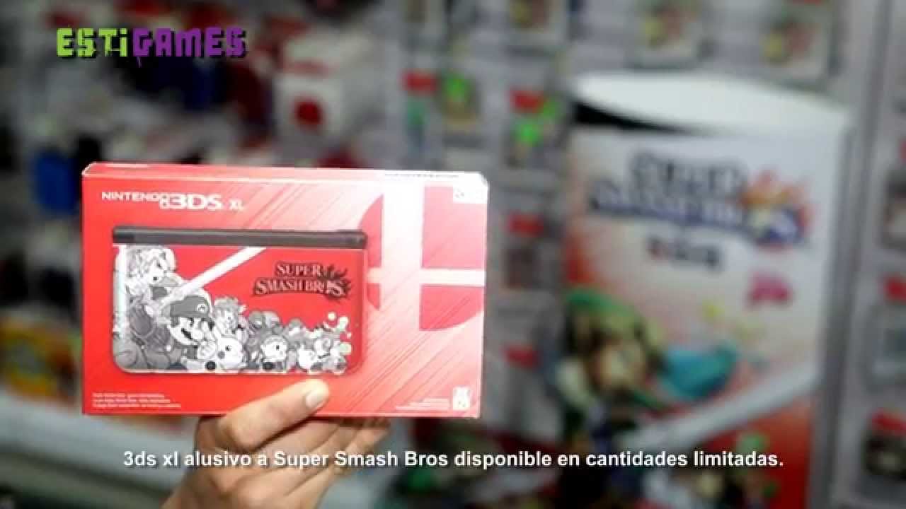 3ds xl de Super Smash Bros Estigames