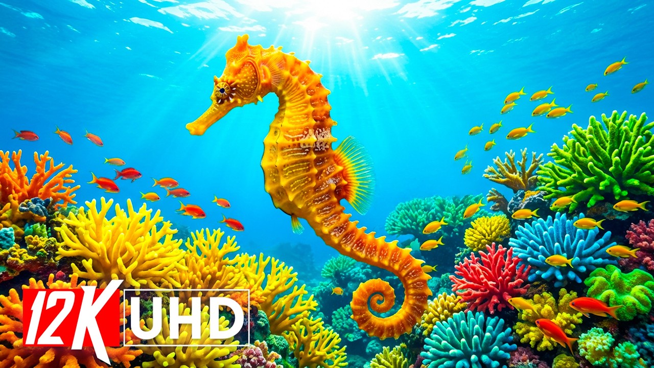 Most Beautiful Ocean Fish in 12K – Colorful Deep Sea Life in Ultra Detail