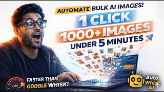 How I Create 1000+ AI Images in 5 Minutes 🤯 | FREE Bulk Image Automation