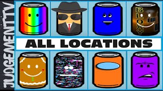 FIND THE CANS - ALL 55 CAN LOCATIONS SHOWN on Roblox