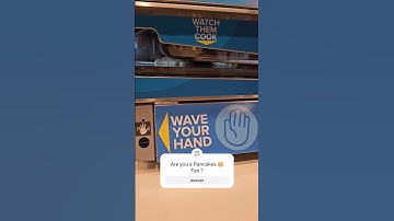Famous Pancake automated. Wave Your Hand Pancakes 🥞 . #pancake #breakfast #robot #life #america