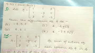 Q 32 || sec - B || booklet - A || csir net june 2017
