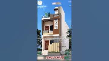 Viral 14 Feet Front Elevation Design 🏠 Double Floor Elevation Design #home #elevationdesign