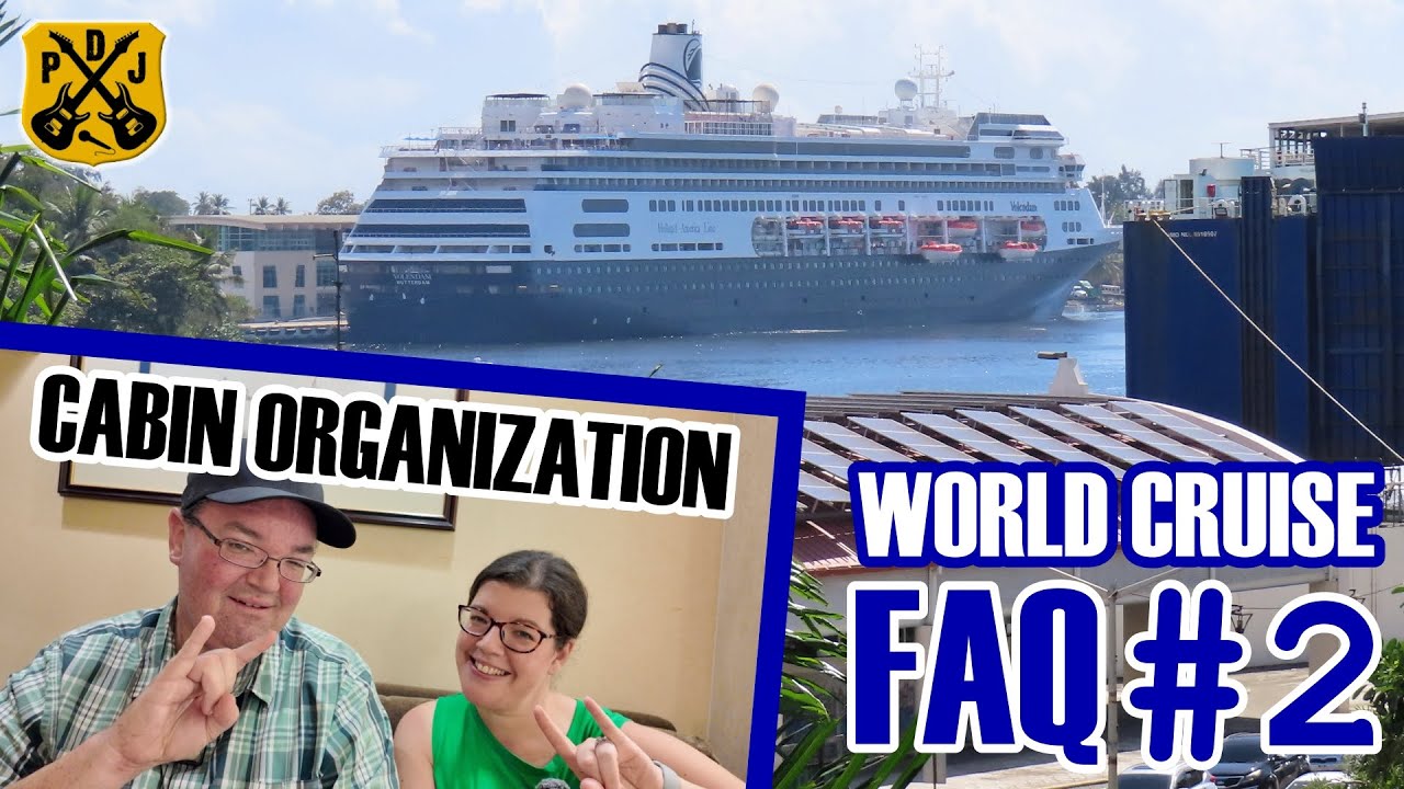 "World Cruise" Q&A #2 - Storage & Organization Solutions For Our Cabin! - HAL Pole-To-Pole Cruise