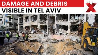 US‑Iran War: Visuals Show Severe Damage and Debris in Tel Aviv After Iranian Missile Strikes