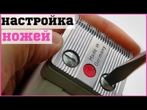 Как правильно настроить машинку для стрижки / Выставление и регулировка хода ножей, ножевого блока.