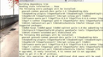 31. (Video Tutorial) install gnucash di linux ubuntu 11.10