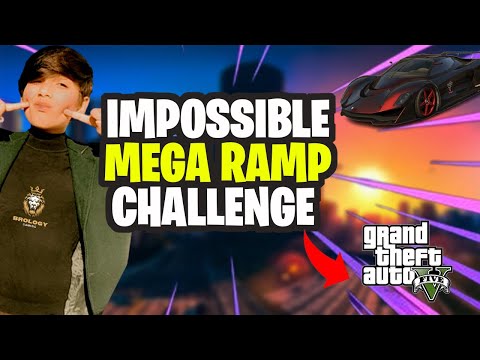 LOSANTOS IMPOSSIBLE MEGA RAMP CHALLENGE🤯🤯II #gta5 #gameplay