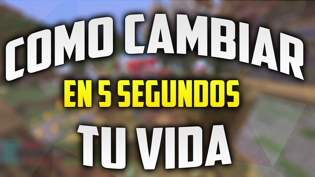 Cómo cambiar tu vida en 5 segundos - YouTube