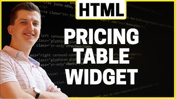 How To Add Pricing Table To HTML Website