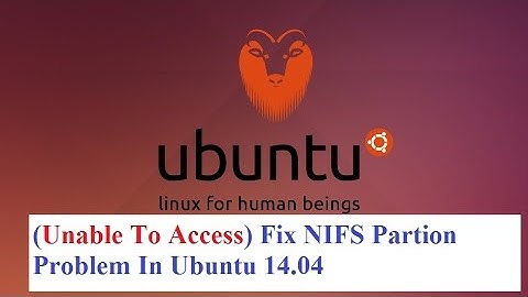 How To Fix Error (Unable to access “Volume”) in Ubuntu
