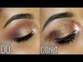 EYESHADOW DO&#39;s &amp; DON&#39;Ts | + GIVEAWAY!!