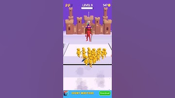 Join Clash 3D Level 9- Gameplay Walkthrough  (iOS & Android)🤑 #shorts | 😎#GameWithMJ