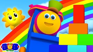 rainbow colors song learn colors with bob the train more educational videos