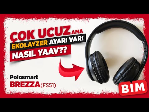 BU FİYATA YOK ! Bim 'den Polosmart Brezza Bluetooth Kulak Üstü Kulaklık Modelini Aldım | FS51