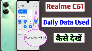 realme c61 daily data usage /realme c61 daily data used setting /realme c61 daily data use setting