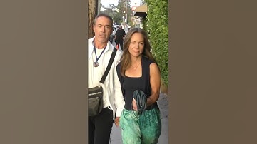 Robert Downey Jr. and wife Susan Downey were seen arriving at G.Baldi restaurant for a Dinner.