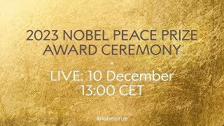 2023 Nobel Peace Prize award ceremony