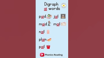 Digraph AI Words | English Reading Practice with Phonics
