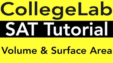 SAT Prep Math Review - Volume & Surface Area of Solids (Cubes, Cylinders, Cones, Pyramids) Tutorial