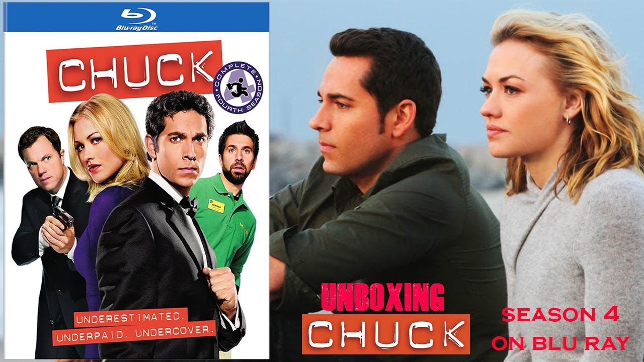 Chuck Season 4 on Blu Ray (Unboxing and Review) (Zachary Levi