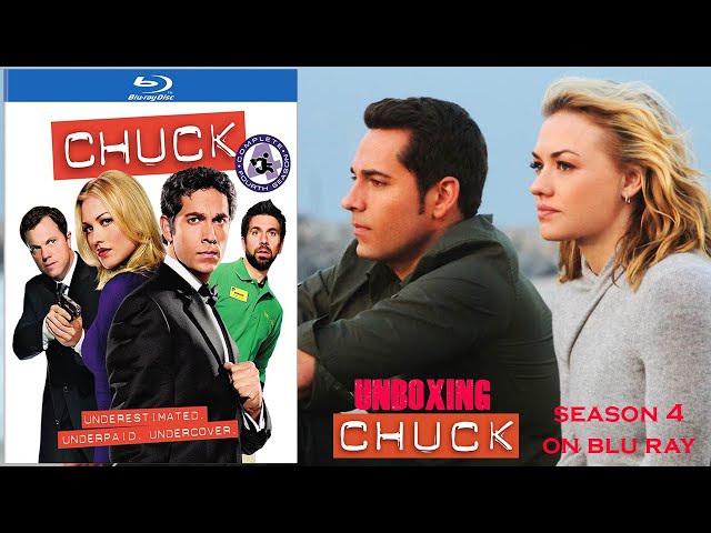 Chuck Season 4 on Blu Ray (Unboxing and Review) (Zachary