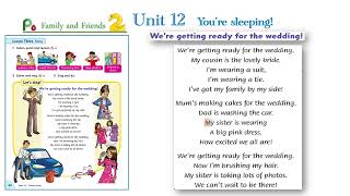 Song in Family & friends Level 2 Unit 12_We're getting ready for the wedding! | Let's sing karaoke!