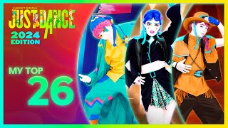 Just Dance 2024 Edition | My TOP 26 (so far) | Official Song List Ranking