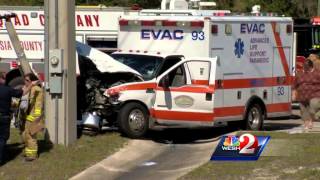 School bus, ambulance involved in 4-vehicle crash