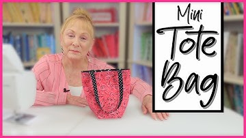 Mini Tote Bag Tutorial | The Sewing Room Channel