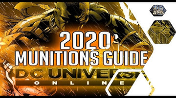 #DCUO MUNITIONS DPS LOADOUT 2020(still good 2022) for Beginners Guide featuring...Geoforcee100