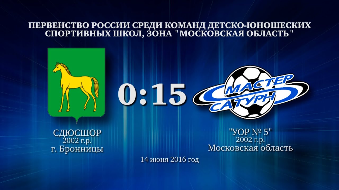 мастер сатурн фк Голы матча команды 2002 г.р. 14 июня 2016 год.