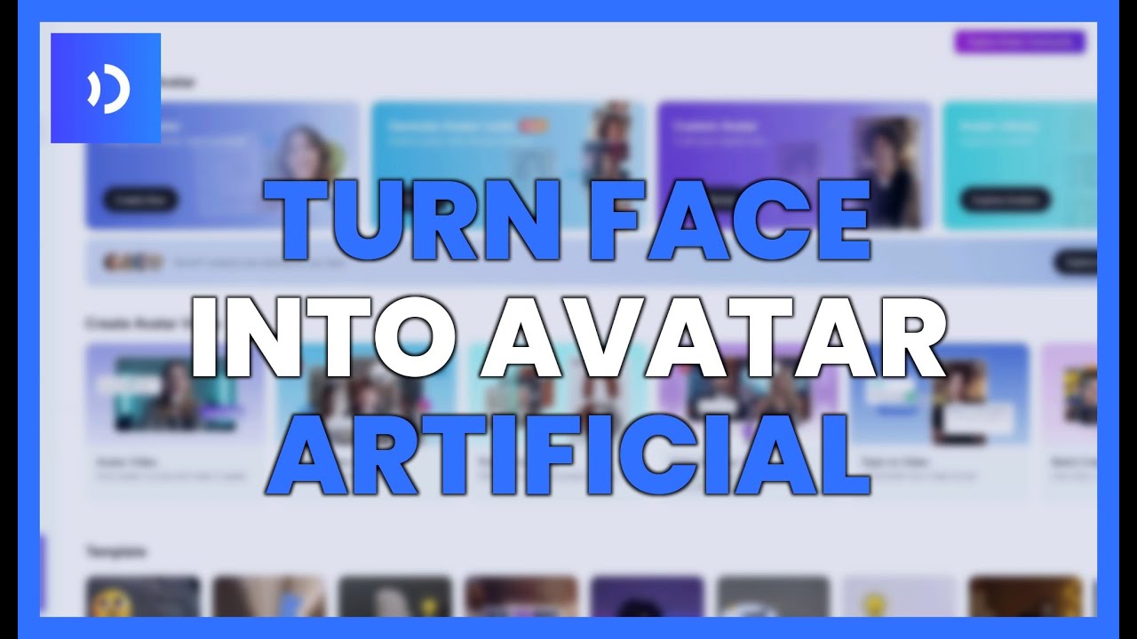 Face Into Computer TURN your FACE into an AVATAR with ARTIFICIAL INTELLIGENCE - YouTube