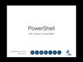 PowerShell with a focus on automation (HD)