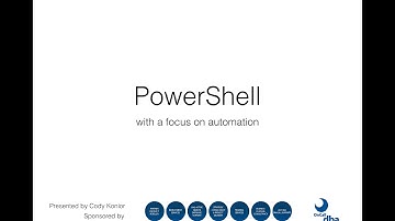 PowerShell with a focus on automation (HD)