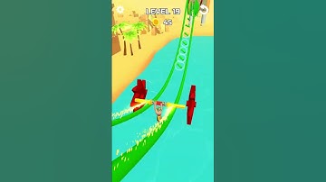 stunt rails game level 19 #shorts