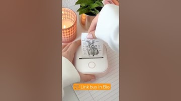 Phomemo T02 Mini Sticker Printer - Portable, Thermal Photo & Note Printing for Phones & Tablets,