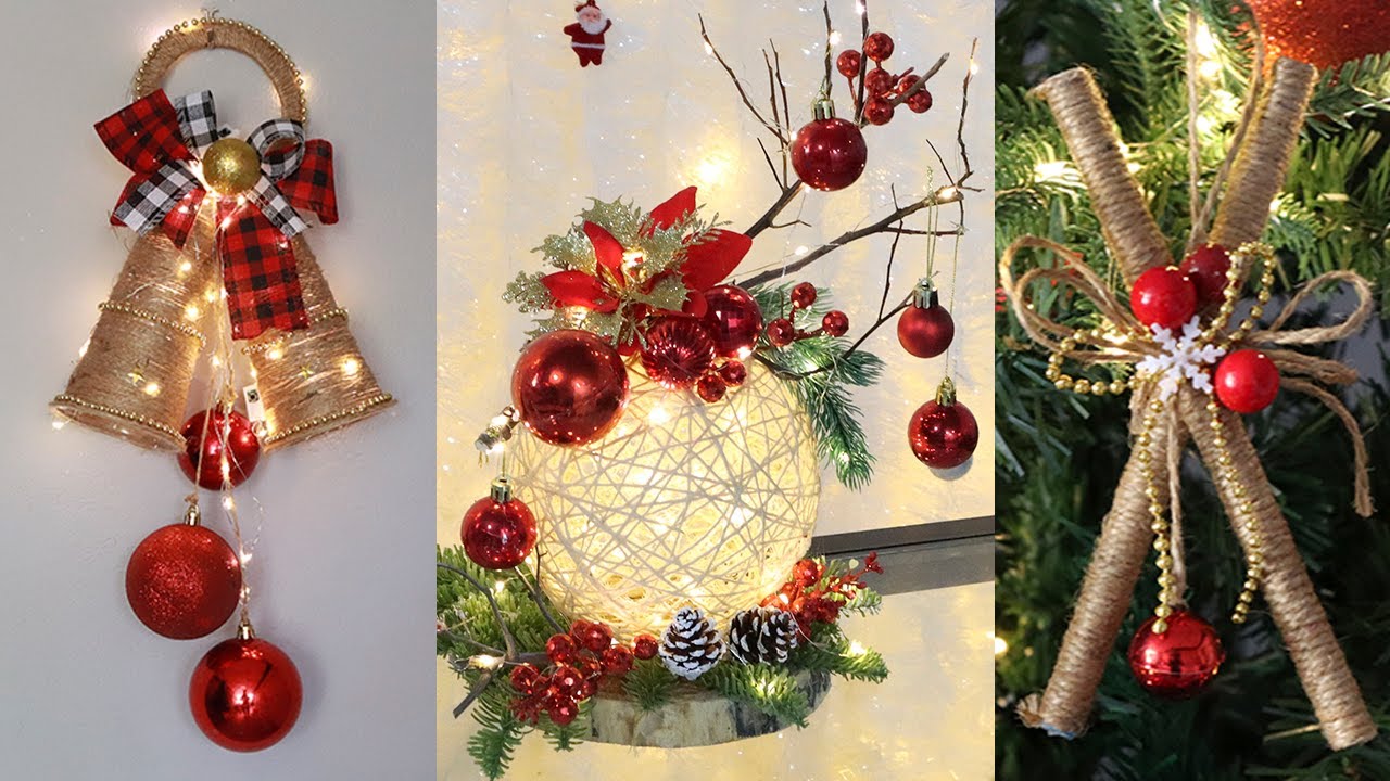 8 Jute Craft Christmas Decorations Ideas ,8 Jute Christmas craft ...