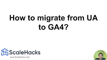 How to migrate from UA to GA4