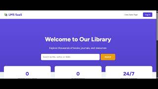 Codexa Library LMS SaaS Starter Kit