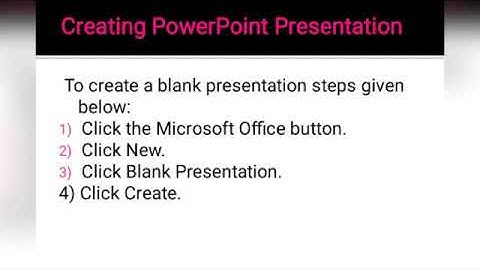 Computer Ch-7 Introduction to PowerPoint Part-2